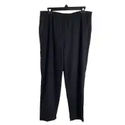 $228 Eileen Fisher Pants Women's Medium Charcoal Tapered Ankle Pull-On Pant NEW