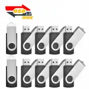 WHOLESALE USB MEMORY STICK 10 Pack Flash Thumb Pen Drive Black Storage U DISK