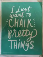Chalk Couture Stencil CHALK PRETTY THINGS 8-1/2"X 11"