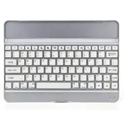 Ultra-thin Wireless Bluetooth Keyboard Stand Case For iPad Air - Silver