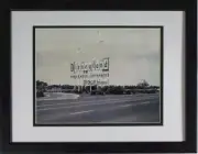 New Walt Disney 1950's Disneyland OLD Marquee vintage sign New frame