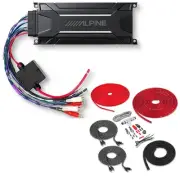 Alpine KTA-30FW 600W Class-D 4-Channel Amplifier with Amp Kit
