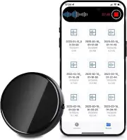 64GB Voice Recorder, 3072Kbps Recording Device, Voice Activated Recorder