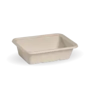 600ml Bio Takeaway Box - NATURAL - Lids Optional 500 pcs