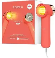FOREO PEACH 2 go IPL Hair Removal Device - Travel-friendly - Body & Face - Skin Cooling & Silicone Shield - Customizable - Coral
