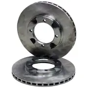 2 Front Standard Disc Brake Rotors for Mitsubishi Lancer CB 9/1990-1993 1.5L (for: Mitsubishi)