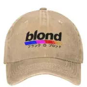 Rapper Frank Ocean Denim Baseball Cap Blonded Album Outdoor Gym Trucker Dad Hat