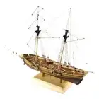 Wooden Ship Model Kits DIY for Assembly Tabletop Ornament Theme