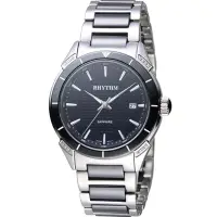 在飛比找Yahoo奇摩購物中心優惠-麗聲錶 RHYTHM 天使之心陶瓷腕錶(F1207T02)黑