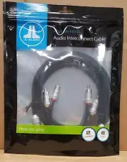 JL Audio XE-BLKAIC2-6 Premium 2-Channel 6 ft Audio Interconnect Cable * NEW *