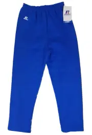 Russell Athletic Youth Boys DriPower Medium Royal Blue Open Bottom Sweatpant NWT