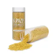 Gold Pearl Mini Beads Sprinkles | Krazy Sprinkles by Bakell®