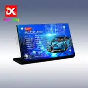 Display King - Display plaque for LEGO Bugatti Chiron 42083 (AU STOCK)