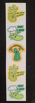 scratch and sniff stickers NEW Wacky Whiffer Die Cut Set/5 Pickle scent 1 In