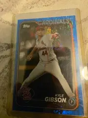 2024 Topps Blue Holofoil parallel #695 Kyle GIbson St Louis Cardinals #451/999