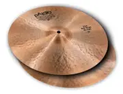 Paiste Cymbals 15" 2002 Black Big Beat Hi-hat Cymbals 1064015 UPC 697643113541
