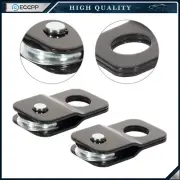 8,800 lbs Snatch Block 4 T Recovery Winch Pulley off road ATV UTV Tow Black 2pcs