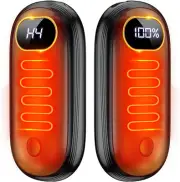 2pcs Hand Warmers-14000Mah Hand Warmers Rechargeable up to 18Hrs Warmth,Reusable