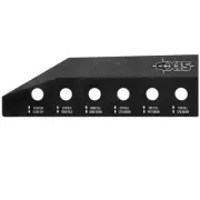 Malibu Boat Switch Panel Decal 5411506 | Axis 8 x 2 1/2" Inch Black