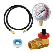 Air Tank Repair Kit, Includes Brass Manifold, 0-200 PSI Gauge, 4 Feet Air 1