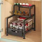 Kitchen Spice Rack Storage Shelves Kitchen Supplies Storage Rack