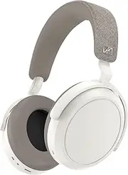 [Sennheiser] Momentum 4 Wireless Headphones - White, Bluetooth, Adaptive Noise Cancellation, 60h Battery, Lightweight Folding Design, Forbes Award-Winning, Touch Control