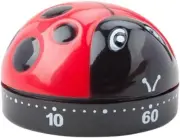 Kitchen Timer Clock 60 Minutes with Loud Alarm Mechanical Timer No Battery Requi