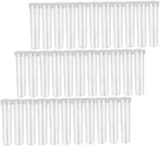 Totority 100Pcs Compact Vases Transparent Hydroponic Propagation Tubes for Home Decor for Flower Arrangements and DIY Floral Displays Office Spaces