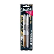 2 Pack Sharpie Metallic Fine Point Permanent Markers