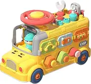 TitlToddler Busy Cube – Educational Travel Toy, Fine Motor Activity | Portable Sensory Learning Cube, Early Skill Building Toy, Busy Box for School Scenario