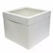 Cake Boxes Display Window Tall Cupcake Muffin Box Decorating 12 inches - 10pcs