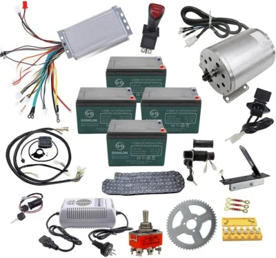 48V 1800W Electric Brushless Motor Kit ATV Go Kart Quad Mobility Scooter Mower
