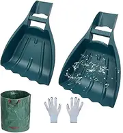 Leaf Scoop,Lightweight Leaf Grabber Claws | Ergonomic Sturdy Lightweight Scoop for Debris Lawn Backyard Yard Grass Cleaning Waste Scooping