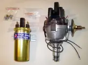 New Complete 25D Electronic Distributor +Coil Triumph TR3 TR4 Positive Ground (for: Triumph)