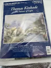 Thomas Kinkade Cross Stitch The Painter of Light Lamplight Brooke 50837