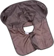 1Pc Beard Catcher Apron Trimming Cape for Men Durable Hair Collector with Design Practical Shaving Bib for Easy Clean Up at Home