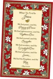 - What we Find in Jesus - 18 Premium Christmas Boxed Cards and Envelopes