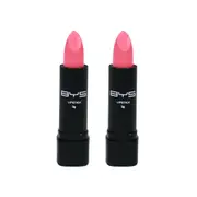 2x BYS Lipstick Lip Colour Cream/Silky Cosmetic Beauty Makeup Sassy Salmon 3g