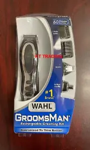 WAHL GROOMSMAN Rechargeable Nose Ear Beard Body PRECISION TRIMMER & DETAILER