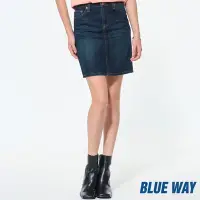 在飛比找Yahoo奇摩購物中心優惠-BLUE WAY – 空系列海浪丹寧短裙