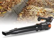 Electric Cordless Leaf Blower, Handheld Electric Air Blower, 22000rpm Powerful Leaf Vacuum Cleannig Blower, Electric Leaf Blower with 3 Speeds, for Sweeping Stores Outdoor Patios Garden Debris