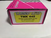 Tameo Kit 1/43 Benetton B186 Bmw F1 Mexican Gp1986 Winner