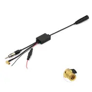 FM/AM to DAB DAB+ Car Radio Aerial Converter Signal Splitter SMB with Amplifier