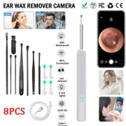 OZNALA Ear Wax Remover Ear Cleaner Removal Camera Cleaning Pick Tool LED Light Scoop