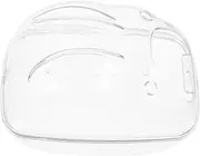 CIYODO Hamster Sand Bath Container Transparent Splash Small Pet Bathtub for Chinchilla Dust Baths Durable Design Easy to Multipurpose Washroom for Small Animals