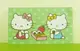 【震撼精品百貨】Hello Kitty 凱蒂貓~卡片-壽司綠