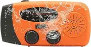 Weather Radio , Weather Radio | AM/FM Radio | Portable USB AM/FM Radio Flashlight Solar Charging for Indoor Outdoor
