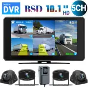 10.1 Inch AHD Monitor System BSD Touch Screen For Car/Bus/Truck 5 Channel