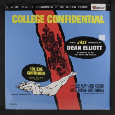 DEAN ELLIOT: college confidential CHANCELLOR 12" LP 33 RPM Sealed