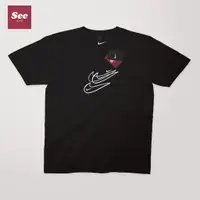 在飛比找蝦皮購物優惠-耐吉 Hitam KATUN 童裝 Nike Logo 兒童